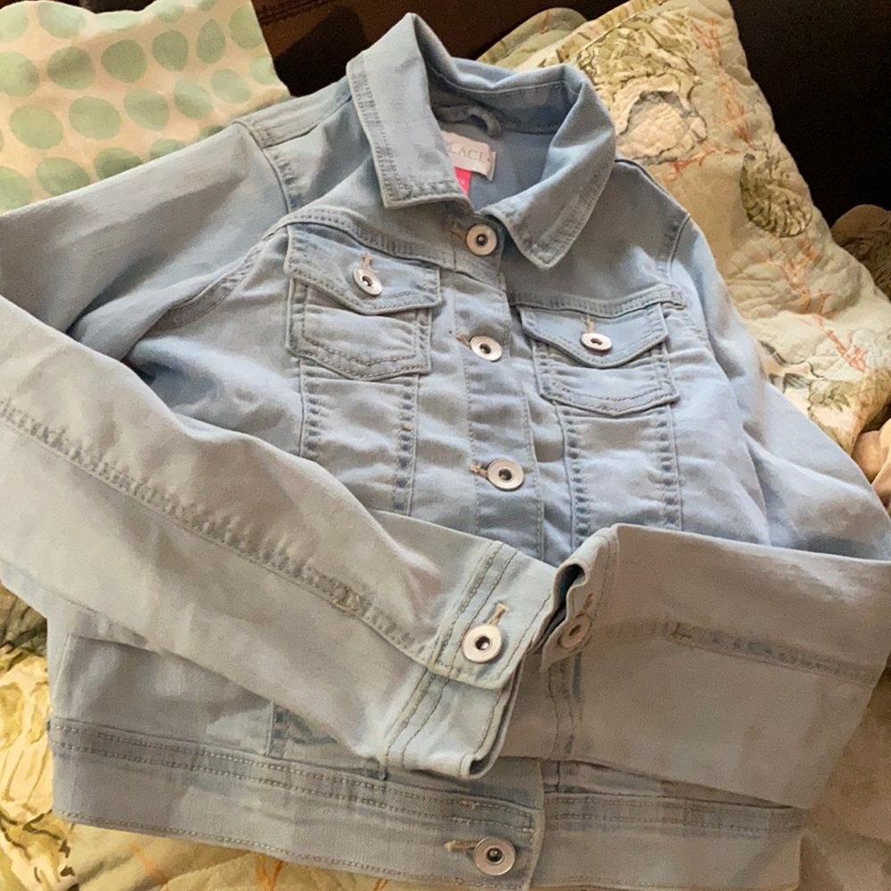 Children’s Place girls light blue denim jacket